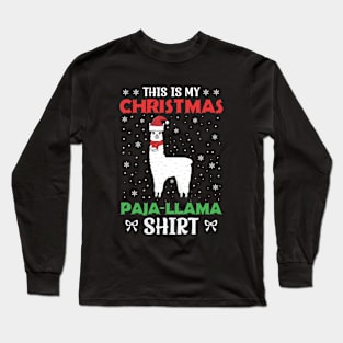 This Is My Christmas Paja-LLama Shirt Long Sleeve T-Shirt